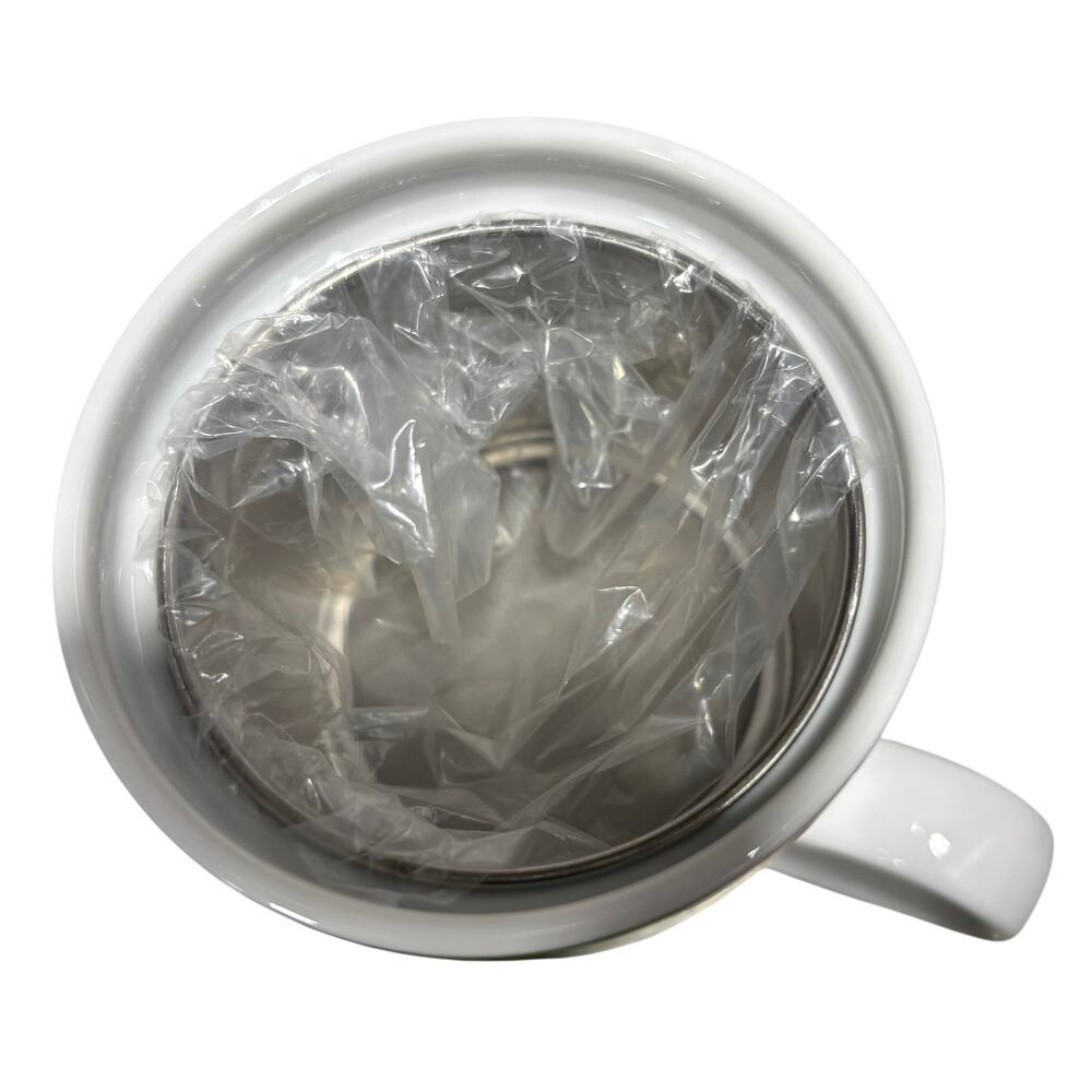 Nw Konitz Coffee For One Mug with Lid Individual Coffee Maker Rainbow Watercolor - Picture 6 of 12